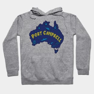 AUSSIE MAP PORT CAMPBELL Hoodie